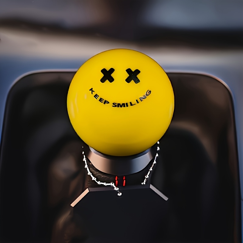 Interior Design Co - Ручка переключения передач Keep Smiling Yellow