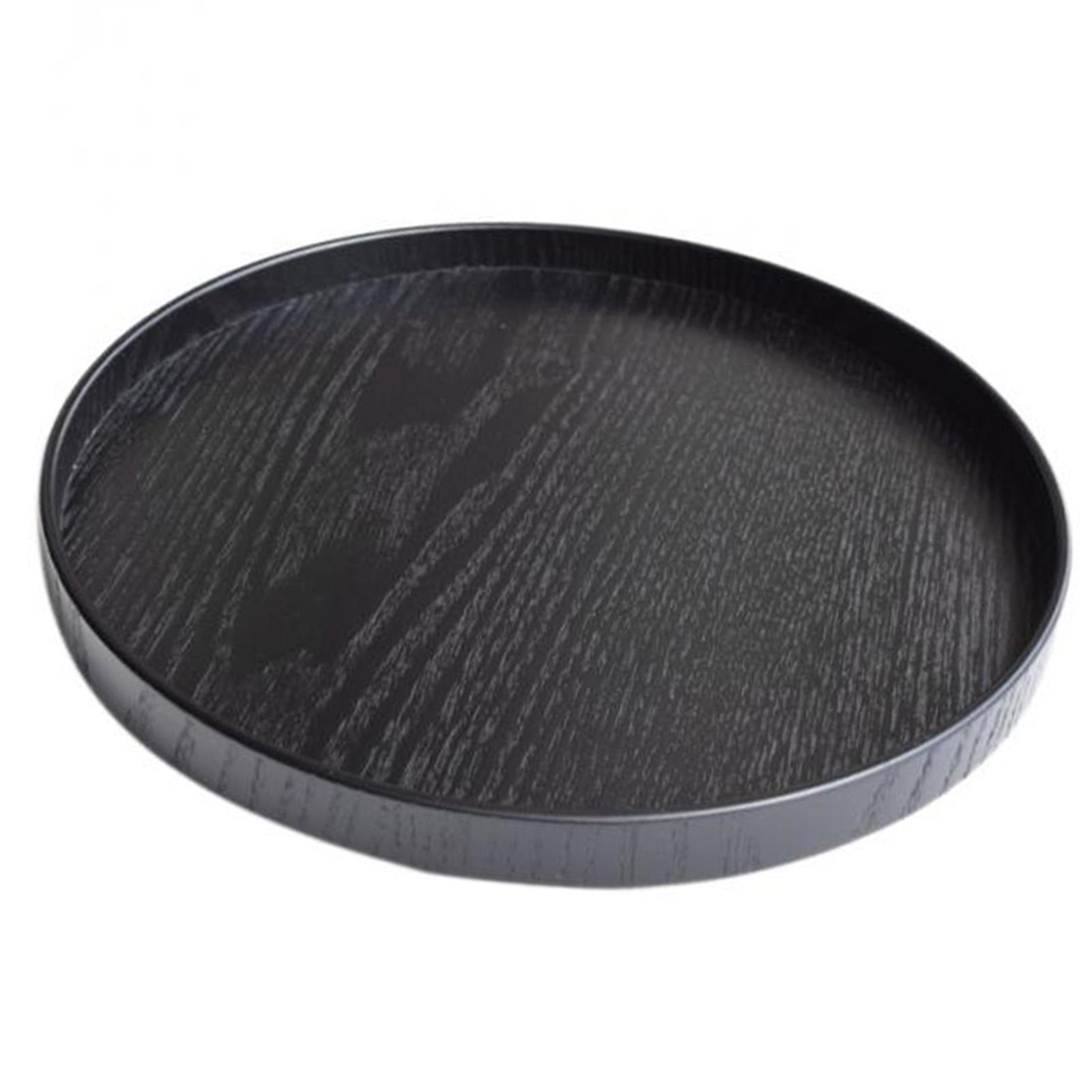 Travertine Tray Oval - Круглая деревянная сервировочная тарелка, очень большие