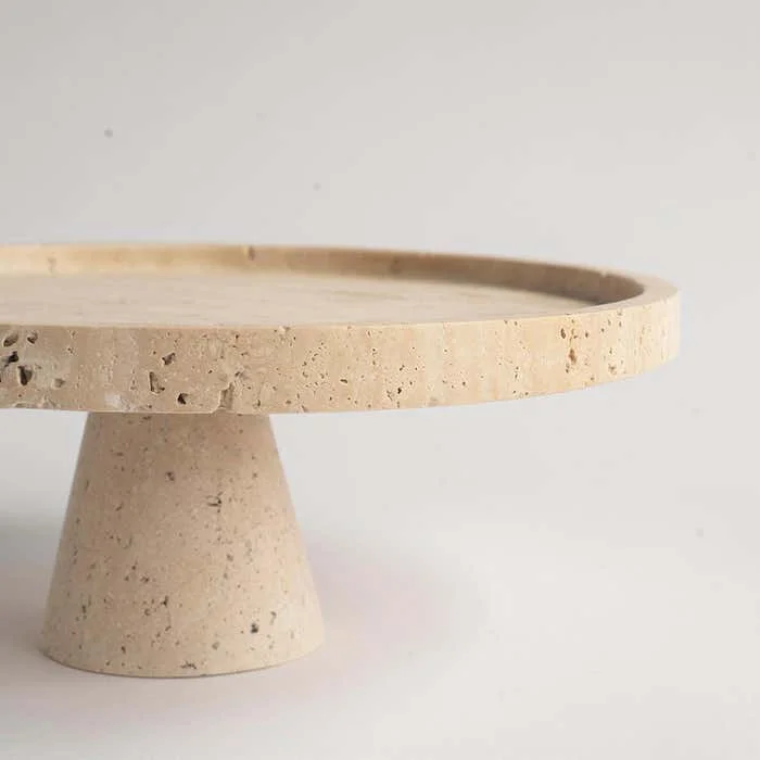 Подставка под натуральный мрам – обзор и цена Travertine Tray Oval