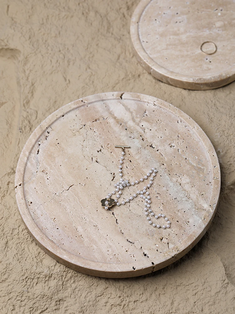 Минимализм, мраморный поднос д – обзор и цена Travertine Tray Oval