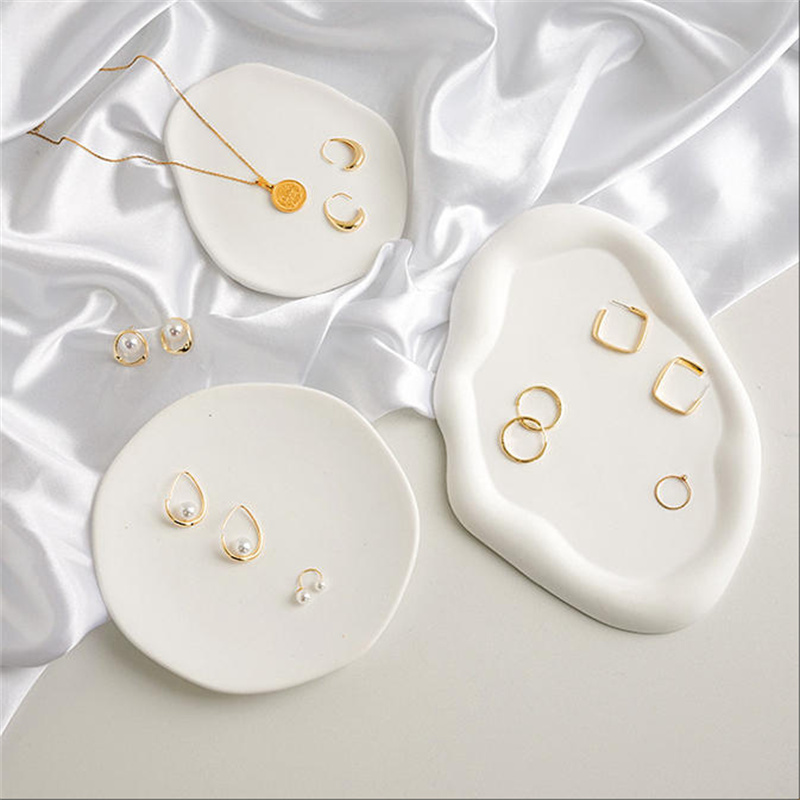 1 шт. элегантный белый поднос  – обзор и цена Travertine Tray Oval