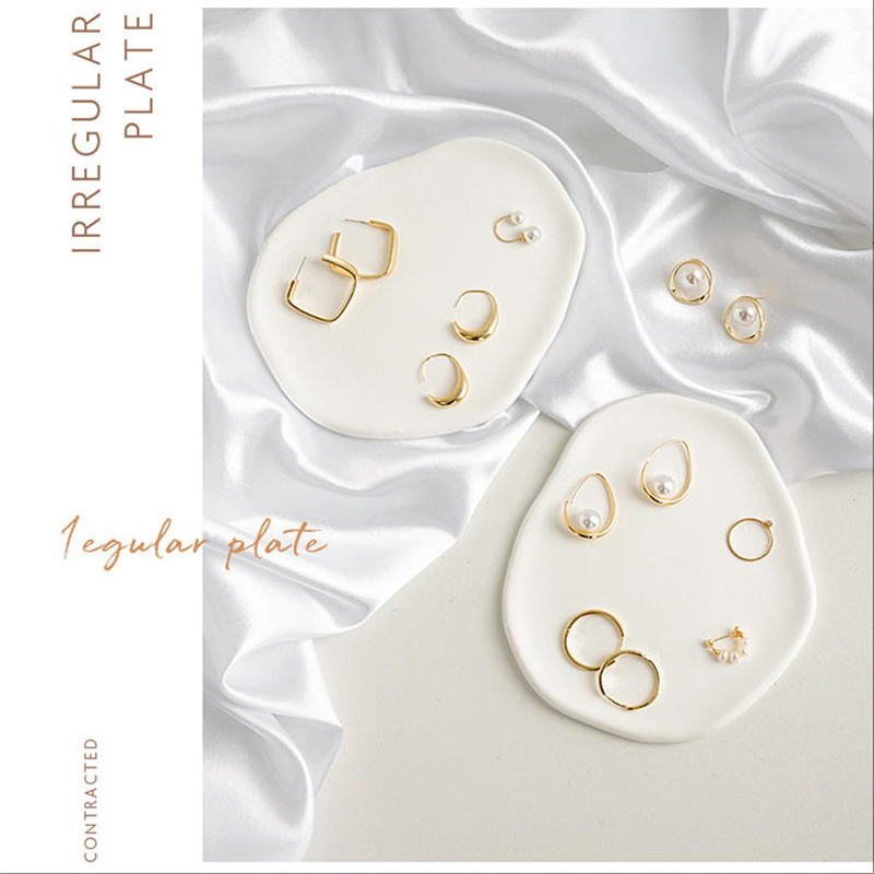 1 шт. элегантный белый поднос  – обзор и цена Travertine Tray Oval
