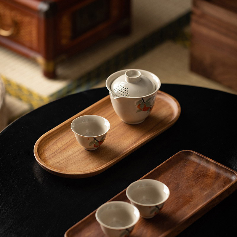Посуда из цельного дерева, под – обзор и цена Travertine Tray Oval