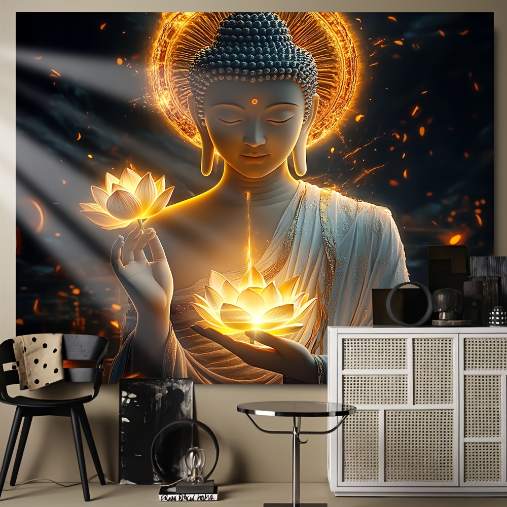 Картина на стену «Будда с цвет – обзор и цена Interior Design Zen