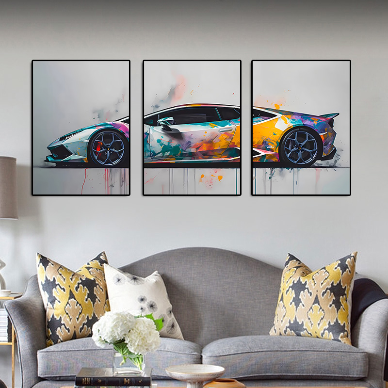 Набор из 3-х безрамных постеро – обзор и цена Abstract Canvas Set