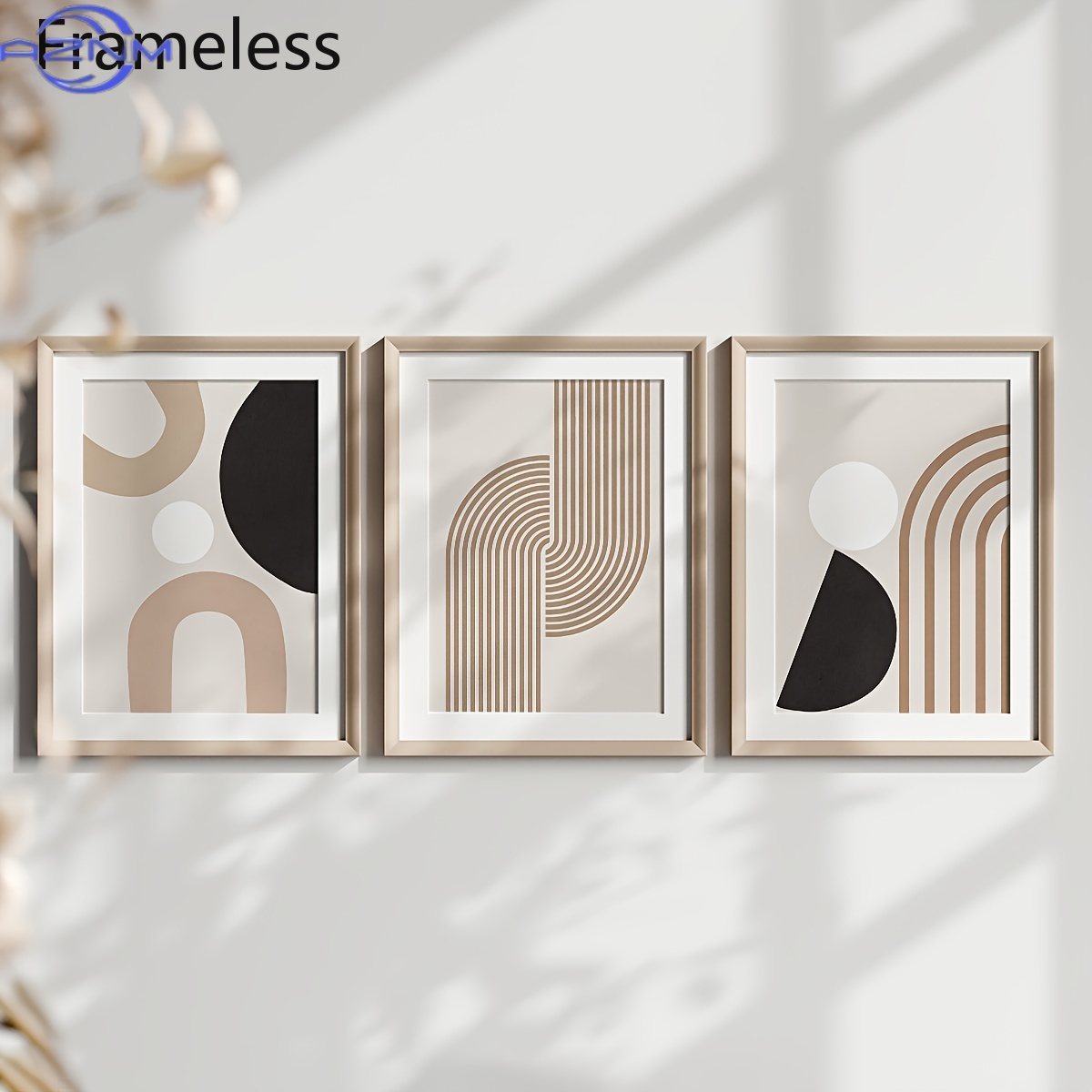Набор из 3 картин на холсте: с – обзор и цена Abstract Canvas Set