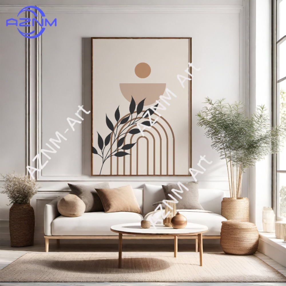 Набор из 1/2 шт. зеленых ботан – обзор и цена Abstract Canvas Set
